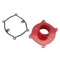 6 5l Turbo Diesel Upper Intake Manifold Assembly For Chevy Gmc Ck2500 3500 Tahoe Suburban 1992 2002 Rotatable Steel Red With 90 