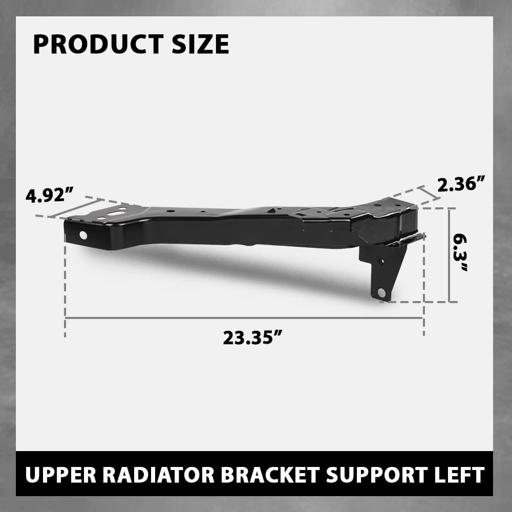 Left Upper Radiator Bracket Support For Dodge Durango 2014 2022 And Jeep Grand Cherokee Ch1225224 05156117ab 5156117aa