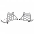 Ecotric Nerf Bars Heel Guards Footrest Stand Compatible With 1987-2006 Yamaha Banshee Yfz350 Left Right Chrome