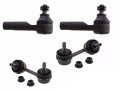 Partsw 4 Pc Front Suspension Kit Outer Tie Rod Ends Sway Bar End Links Fits Infiniti I30 2000-2001 I35 2002-2004 Nissan Maxima 