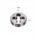 Uxcell M12 X 0 75 Metric Round Die Machine Thread Right Handing Alloy Steel Screw Thread Cutting