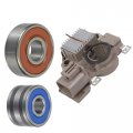 Maniacem Alternator Rebuilt Kit Voltage Regulator Brushes Bearings For 1995-1996 Protege 1994-1997 Miata A002t39391 13559rk 
