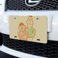 Graphics More Sesame Street Bert And Ernie Distressed Novelty Metal Vanity Tag License Plate 