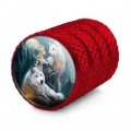 Protectors Of The Realm Elf And Wolves Valve Stem Caps For Tire Rim Wheel Aluminum Red
