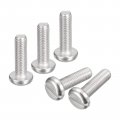 304 Stainless Steel Machine Screws 5pcs M10x35mm Slotted Drive Pan Head Screw Bolts 