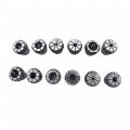 Waltyotur Er25 Spring Collet Set 1 8-5 8 Inch Carbon Steel For Cnc Workholding Engraving And Milling Lathe Tools 12 Pack