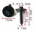 Autobahn88 Hex Head Wheel Fender Sems Tapping Screw Compatible With Ford Oem N801169s900 W710763s901 Pack Of 10