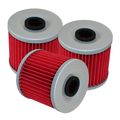 Caltric 3 Pack Oil Filter For Kawasaki Bayou 250 Klf250 Klf-250 2003-2011 