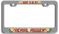 Born To Be An Aerial Rigger Career Ch 3d Metal License Plate Frame Auto Suv Truck Tag Holder Y20 