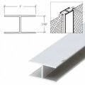 7 16 In Extruded Aluminum Splicing H Bar 12 Ft Long Wshb7a Mill Finish For Box Type Screen Frames