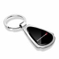 Ipick Image For Dodge Black Dome Chrome Metal Teardrop Key Chain Keychain Official Licensed