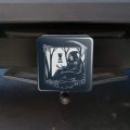 Death Grim Reaper Waiting With Hourglass Tow Trailer Hitch Cover Plug Insert