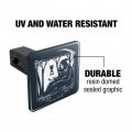 Death Grim Reaper Waiting With Hourglass Tow Trailer Hitch Cover Plug Insert