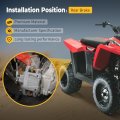 Rear Brake Caliper And Master Cylinder For Polaris Scrambler 500 Trail Blazer 330 Boss 2010 To 2013 Part