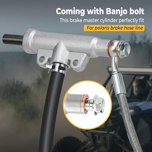 Rear Brake Caliper And Master Cylinder For Polaris Scrambler 500 Trail Blazer 330 Boss 2010 To 2013 Part