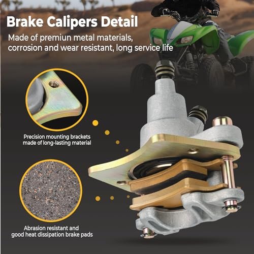 Rear Brake Caliper And Master Cylinder For Polaris Scrambler 500 Trail Blazer 330 Boss 2010 To 2013 Part