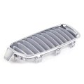 Bmw 328i 335i 2012 2013 2014 2015 2016 Grille Passenger Side Inner Modern 11 Bar Made Of Abs Plastic Silver Chrome Frame 