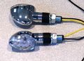 Ks Technologies Marker Lights Ultra Mini Led Oval Short Chrome Body 