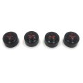Black Zombie Skull Engraved Bolt Toppers Caps For H-d 1986 Later Xl 2008 2013 Xr 1985 1999 Evolution 1340 And Twin Cam Dyna 