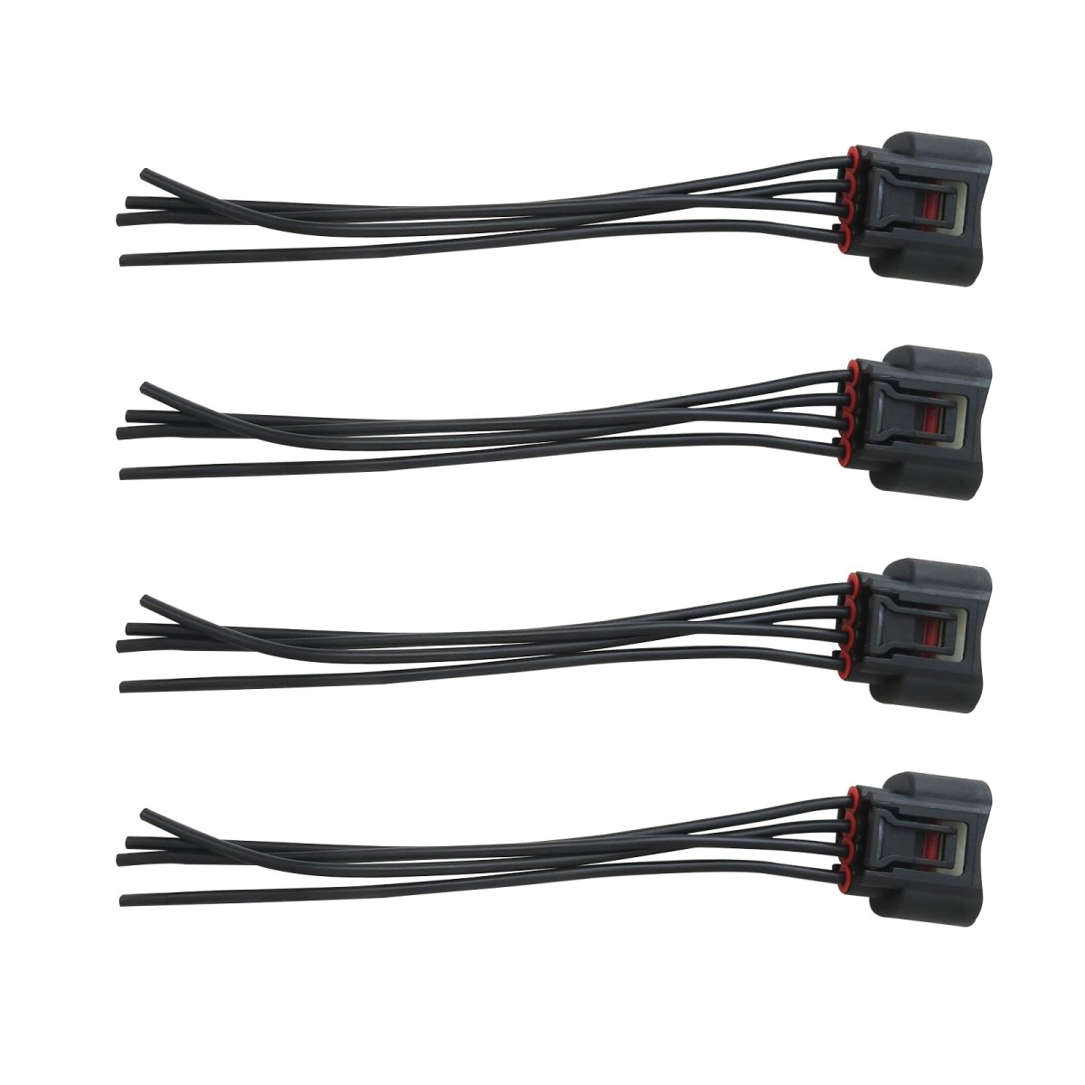 4 Pcs Ignition Coil Female Connector Plug Harness Replace 90919-02244 90080-19015 90919-02239 For 2000-2010 Toyota Corolla 1 8l