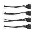 4 Pcs Ignition Coil Female Connector Plug Harness Replace 90919-02244 90080-19015 90919-02239 For 2000-2010 Toyota Corolla 1 8l