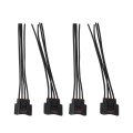 4 Pcs Ignition Coil Female Connector Plug Harness Replace 90919-02244 90080-19015 90919-02239 For 2000-2010 Toyota Corolla 1 8l