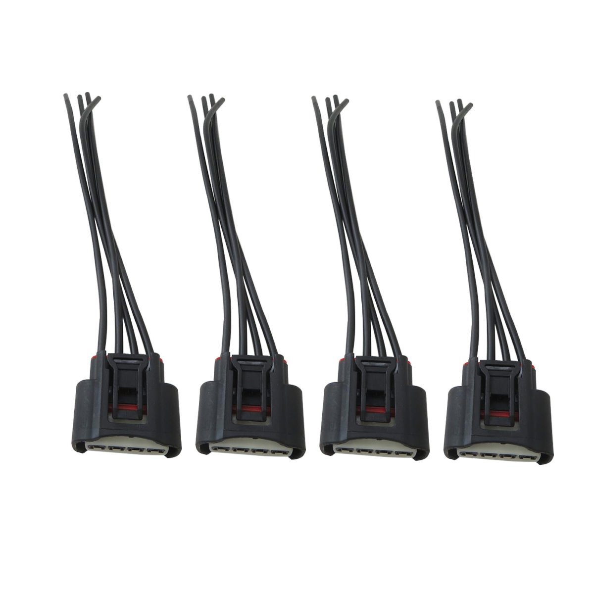 4 Pcs Ignition Coil Female Connector Plug Harness Replace 90919-02244 90080-19015 90919-02239 For 2000-2010 Toyota Corolla 1 8l