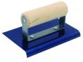 Marshalltown Qlt Blue Steel Hand Edgers Wood Handle 152mm Length 102mm Width 25mm Radius 29mm Lip Ce542b 