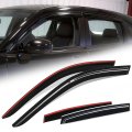 Auto Dynasty Window Visors For 2023-2025 Honda Hr-v 4pcs Front Left Right Tape-on Deflectors Rain Guards Sun Wind Air Side Vent 