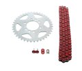2009-2014 Fits Suzuki Ltz400 Z400 Red Non O Ring Chain Sprocket Slv 14 40 96l 