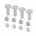 Front Rear Bumper Bolts Stainless Capped Round Head For Many Ford Cars And Trucks 7 16-14x1-1 4 Pack