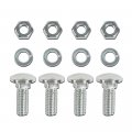 Front Rear Bumper Bolts Stainless Capped Round Head For Many Ford Cars And Trucks 7 16-14x1-1 4 Pack
