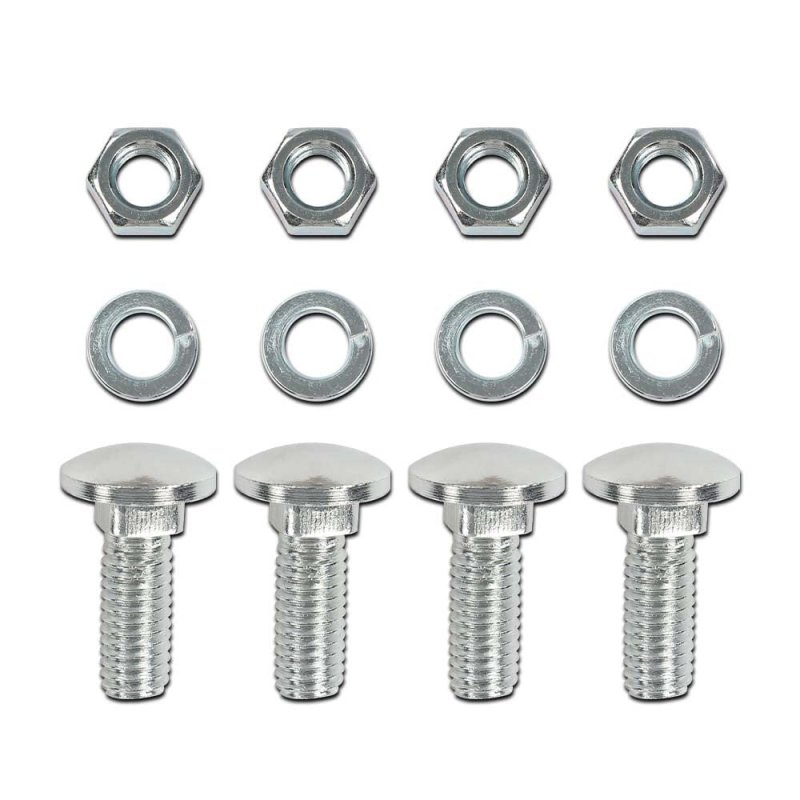 Front Rear Bumper Bolts Stainless Capped Round Head For Many Ford Cars And Trucks 7 16-14x1-1 4 Pack