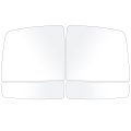Towing Mirror Glass Left Side Upper Flat And Lower Convex 