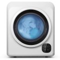 Julimoon 1700w Portable Laundry Dryer 13 2 Lbs Capacity Tumble With Stainless Steel Tub Control Panel Compact Clothes For 