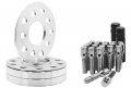 4 Pc 5x100 5x112 Mm Hub Centric Wheel Spacers 5 17  20 Chrome Locking Spline Tuner Lug Bolts Aftermarket Wheels Small Diameter 
