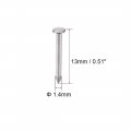 Uxcell Small Tiny Hardware Nails Carbon Steel 1 4x13mm Dxl For Diy Decorative Wooden Boxes Accessories Silver Tone 500pcs