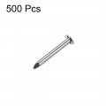 Uxcell Small Tiny Hardware Nails Carbon Steel 1 4x13mm Dxl For Diy Decorative Wooden Boxes Accessories Silver Tone 500pcs