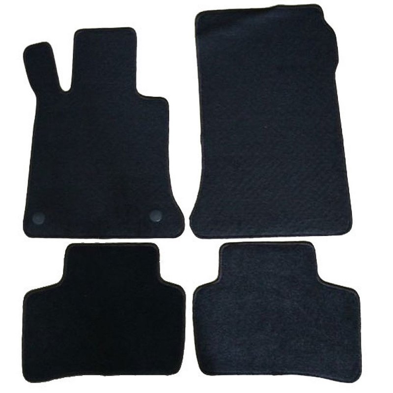 Floor Mats For 2010-2015 Mercedes-benz Glk-class Factory Fitment Front Rear Nylon By Ikon Motorsports 2011 2012 2013 2014