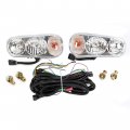 Universal Snow Plow Lights Headlight Halogen Headlamp Lamp Kit Compatible With Boss Western Meyer Blizzard Curtis Snowdog