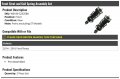 Front Strut And Coil Spring Assembly Set Of 2 For 2014 2016 Ford Fiesta Excluding St Models Pre Assembled
