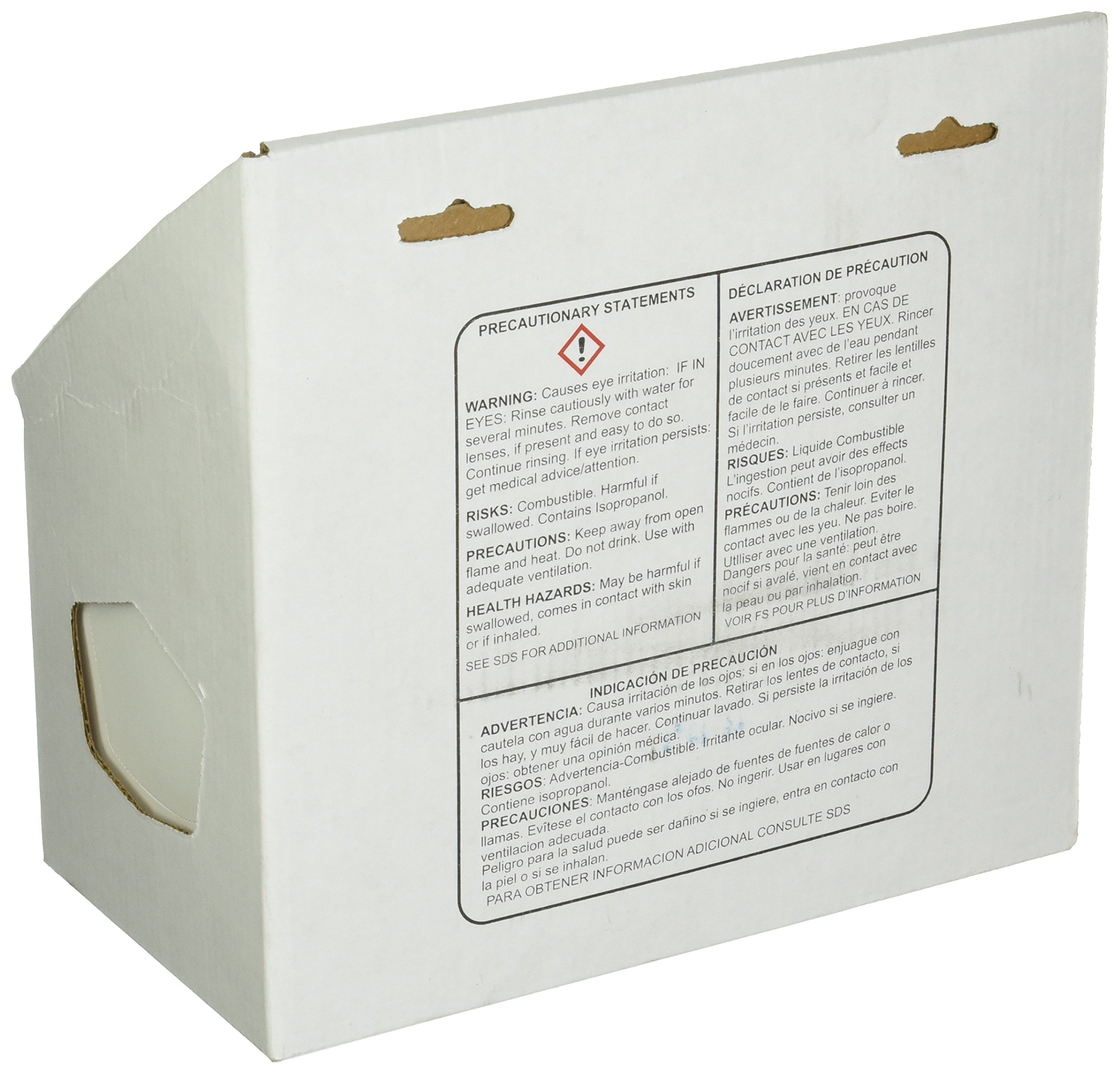 Radians Lcs080600 Silicone Free Glass Or Plastic Lens Cleaning Station Solution With Tissues