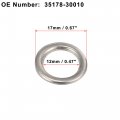X Autohaux 15pcs 35178-30010 Engine Oil Drain Screw Gasket M12 Crush Washer Fit For Toyota Tacoma 2009-2019 4runner 2010-2018