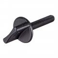 Uxcell M4 X 20mm Thumb Screw Bolt Hand Driven Spade Nylon Plastic Screws Metric Thread For Rc Model Aircraft 5 Pcs