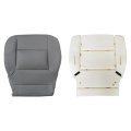 Driver Or Passenger Bottom Replacement Non Perforated Leather Seat Cover And Foam Cushion For Chevy Silverado Sierra 2014 2019 