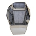 Front Driver Side Bottom Replacement Perforated Microfiber Leather Seat Cover Tan For Mercedes Benz C Class C250 C300 C350