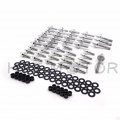 Httmt Mt215-008- Silver Spike Fairing Bolts Compatible With 1999-2000 Cbr 600 F4 2001-2007 Cbr600 F4i