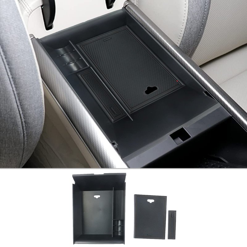 Cdefg For 2023 Genesis Gv60 Center Console Organizer Tray Armrest Storage Box Secondary Insert Coin Container Jw Interior