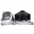 A-premium Engine Water Pump With Gasket Pulley Compatible Bmw X5 2014-2018 535d Xdrive 2014-2016 740ld 2015 L6 3 0l Dohc Diesel