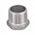 Uxcell Reducer Hex Bushing 304 Stainless Steel 3 4npt Male To 1 2npt Female Reducing Forging Pipe Hose Adapter Fitting